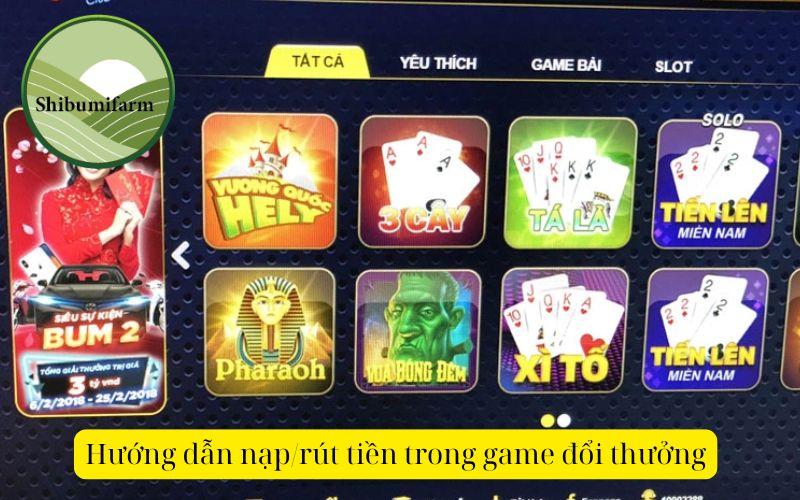 Hướng dẫn nạprút tiền trong game đổi thưởng