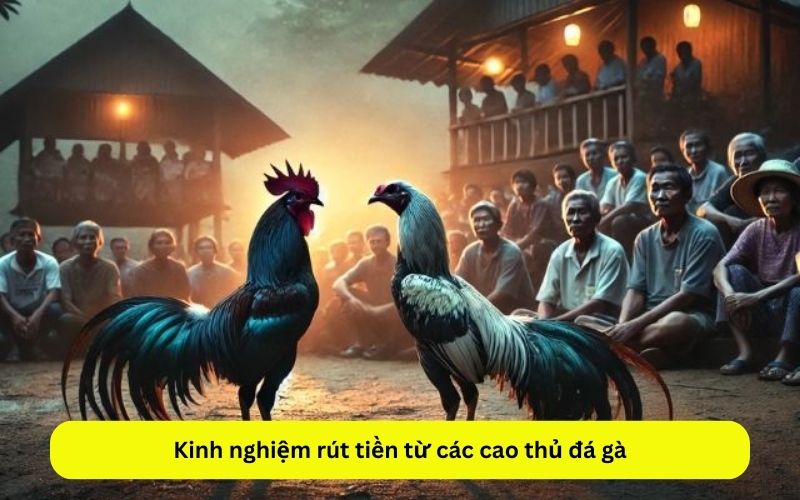 Kinh nghiệm rút tiền từ các cao thủ đá gà