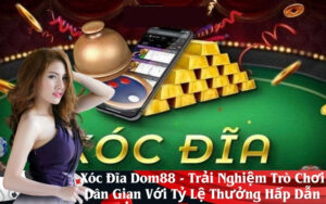 Xóc Đĩa Dom88 - Trải Nghiệm Trò Chơi Dân Gian Với Tỷ Lệ Thưởng Hấp Dẫn